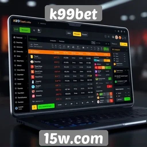 Analisando a interface do usuário do k99bet