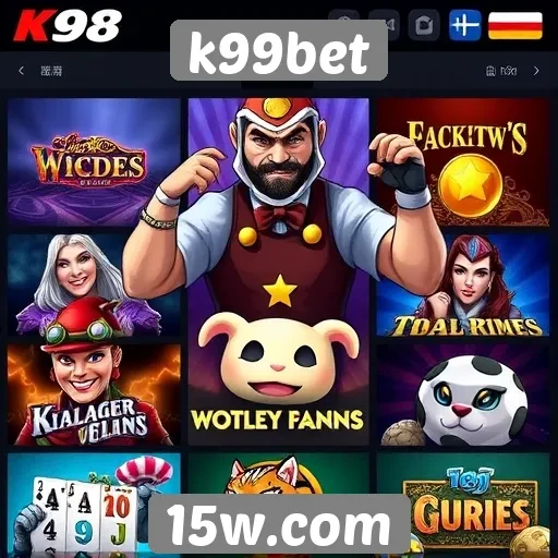 Análise da variedade de jogos disponíveis no k99bet